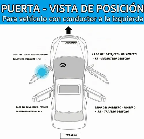 Vista 4 de Actuador de cerradura de puerta delantera izquierda compatible para Nissan Rogue 2008-15 Rogue Select 2014-15 Conjunto de pestillo de puerta