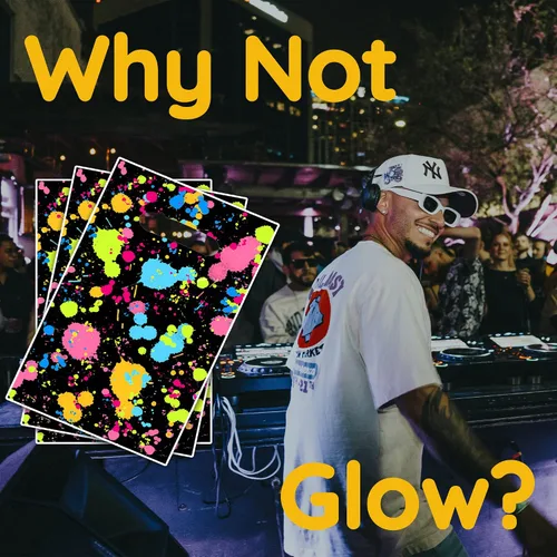 Vista 4 de Vusnud 50 bolsas de plástico de neón que brillan en la oscuridad para decoraciones de fiesta de cumpleaños