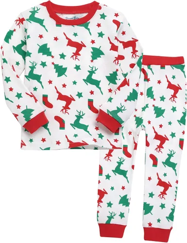 Vista 88 de VAENAIT BABY Infant Toddler Kids Adult Couple Family Matching Women Men Christmas Pjs Xmas Holiday Buffalo Plaid Pajama Set