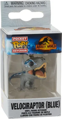 Vista 4 de Funko Pop Llavero Jurassic World Dominion - Azul