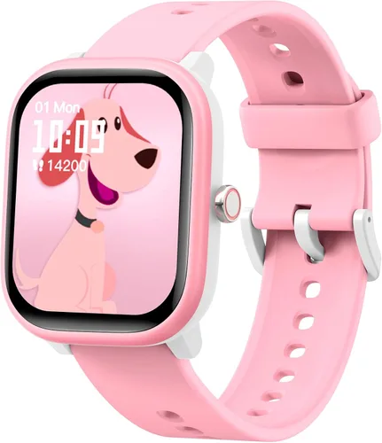 Vista 10 de Reloj para Niños para Niñas y Niños de 6-15 Años - Reloj Inteligente para Niños de 1.8" Rastreador de Fitness, Sin Necesidad de Teléfono, Podómetro