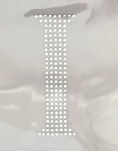 Vista 14 de Letras griegas, 4 pulgadas de alto, diamantes de imitación, transferencia termoadhesiva (alfa)