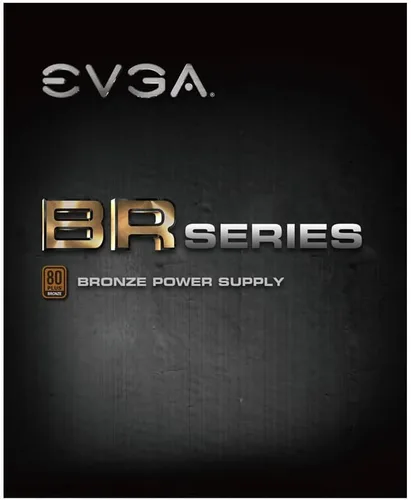 Vista 2 de EVGA 600 BR, 80+ Bronce 600W, 3 años de garantía, fuente de alimentación 100- BR-0600-K1