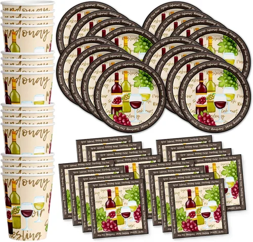 Vista 18 de Dinero $100 Dollar Billetes Fiesta de Cumpleaños Suministros Set Platos Servilletas Tazas Vajilla Kit para 16