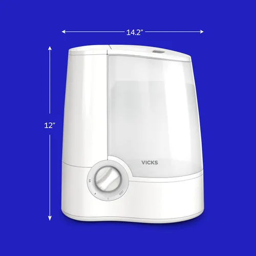 Vista 2 de Humidificador Vicks, de rocío cálido con apagado automático., V745A/V745-JUV, gris, 1, 1