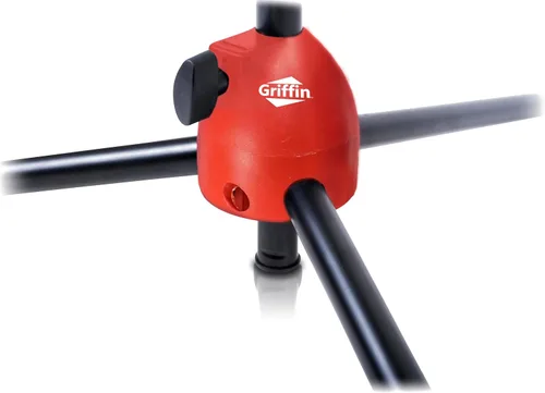 Vista 5 de GRIFFIN Paquete de 2 soportes para micrófono (serie StageLOCK) – Base de trípode con brazo telescópico, cables XLR de micrófono, clips – cable de 20
