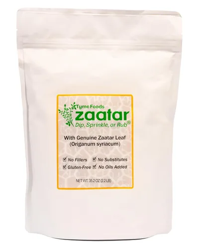 Vista 5 de Mezcla de especias Zaatar con hierba auténtica Zatar (Hyssop - Origanum syriacum) – Condimento Zaatar sin gluten
