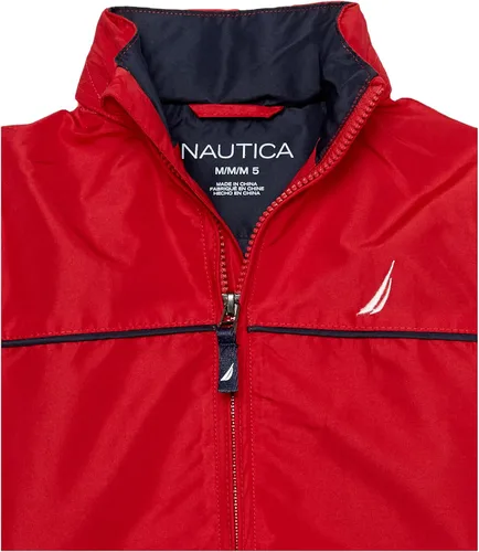 Vista 5 de Nautica Boys' Lightweight Anchor Jacket with Stowable Hood