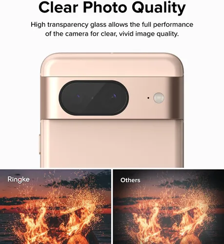 Vista 8 de Ringke Fusion - Funda compatible con Google Pixel 8 [transparente] + cristal de cámara compatible con Google Pixel 8