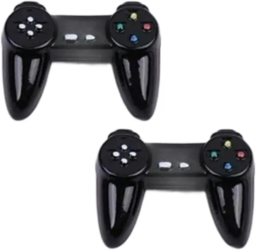 Vista 5 de Negro Dollhouse Modelo Gamepad Modelo Gamepad Casa de muñecas Controlador de juegos inalámbrico Decoración 1:12 Accesorios de decoración