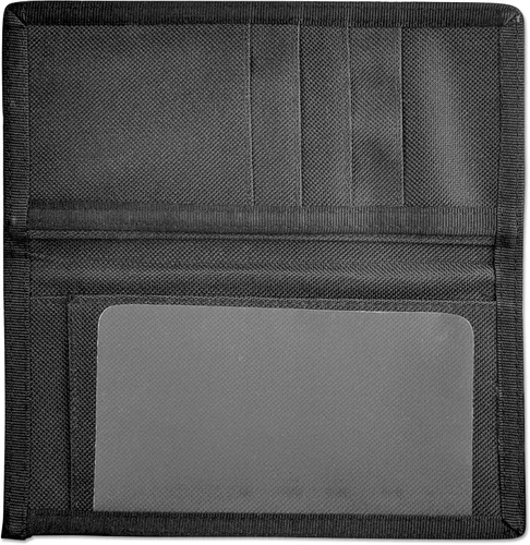 Vista 3 de Funda personalizada de lona para chequera de cerdos voladores