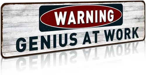 Vista 10 de Cartel de hojalata vintage de 4 x 16 pulgadas con texto en inglés "I'm Not Arguing, I'm Explaining Why I'm Right