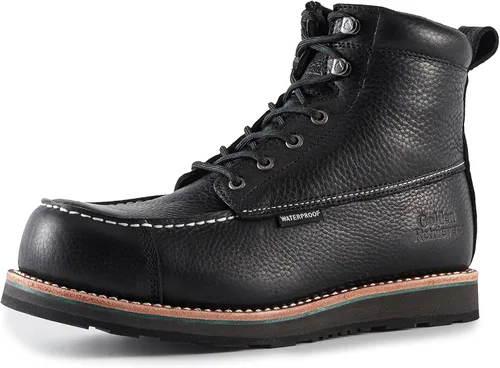 Vista 7 de Golden Retriever Men's Waterproof Composite Toe Work Boots, Slip Resistant Punta compuesta ancha G6355