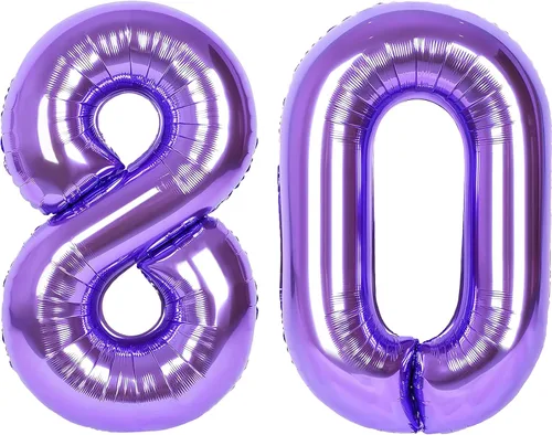 Vista 166 de Globos gigantes de números negros de 40 pulgadas, globos de aluminio de Mylar con helio para cumpleaños, globo número 0 para decoración de fiestas
