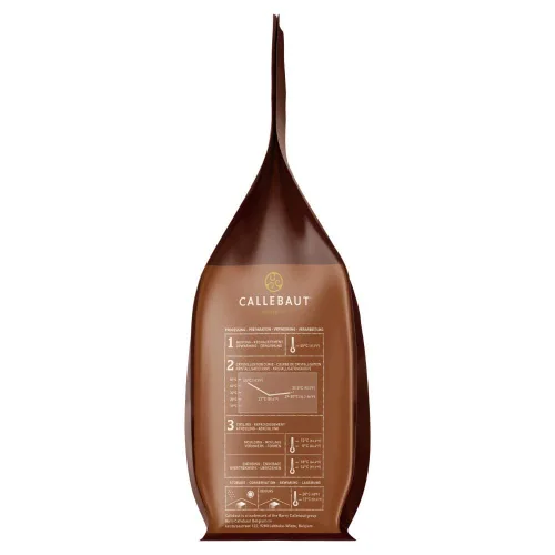 Vista 2 de Callebaut No 823 mejores caletas de chocolate con leche belga Couverture 33.6% - 2.2 lbs