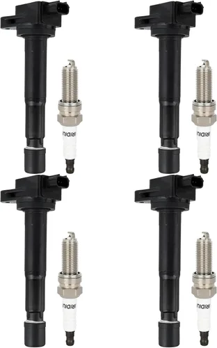 Vista 3 de 4 Ignition Coils with 4 Iridium Spark Plugs for Honda for Accord 2.4L L4