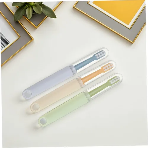 Vista 5 de Double Headed PET Toothbrush Set for Kitten and Dog, 3pcs