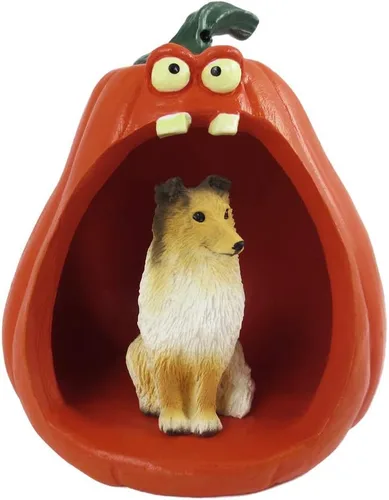 Vista 189 de Conversation Concepts Figura de Corgi galés de Halloween y calabaza Welsh Corgi Pembroke