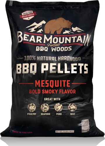 Vista 19 de Bear Mountain - Pellets de madera natural para ahumador, parrilla y barbacoa, 20 libras, manzana