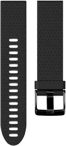 Vista 2 de ANCOOL - Correa para Garmin Fenix 5S, de ajuste fácil, de silicona suave de 20 mm de ancho, correa de reloj para Fenix 5S, #2-Negro