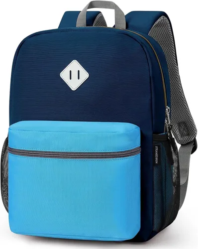 Vista 82 de Mochila para niños pequeños STEAMEDBUN para niños y niñas, mochila escolar para niños pequeños, Negro, 15 pulg., pequeña, Classic