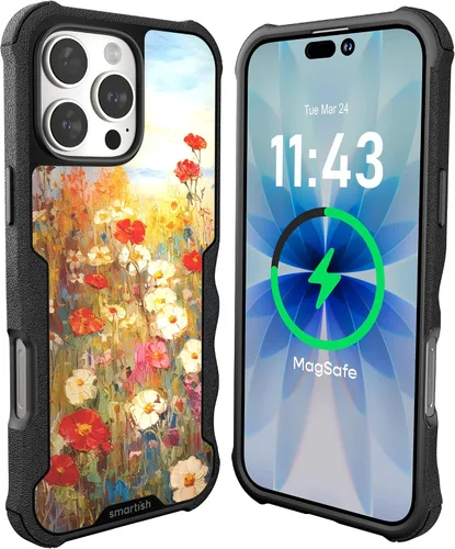 Vista 69 de Smartish Funda para iPhone 12 Pro Max Armor - Gripzilla [resistente + protectora] Funda de agarre delgada y resistente - Black Tie Affair