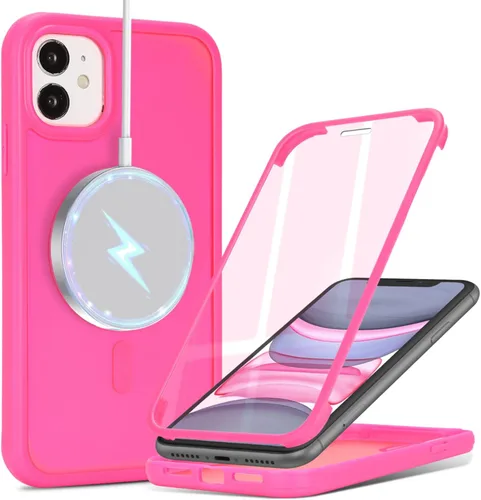 Vista 30 de Funda para iPhone 8 Plus con protector de pantalla, compatible con Magsafe, para iPhone 7 Plus, protector de pantalla integrado, funda delgada