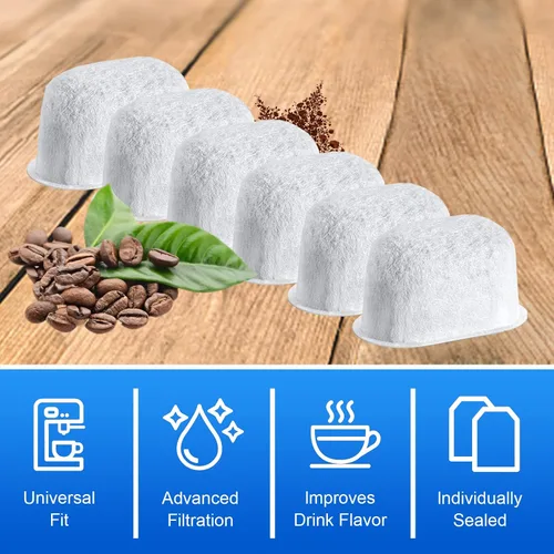 Vista 5 de Paquete de 12 filtros de agua de repuesto para Breville BWF100 BES870 BES810 BES990 BES980 BES920 BES900XL BES870XL BES860XL BES840XL BKC600XL
