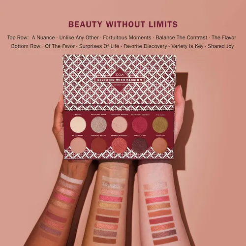 Vista 3 de ZOEVA Spice of Life Paleta de sombras de ojos – 10 sombras de ojos altamente pigmentadas, tonos neutros a atrevidos, brillantes, mate, acabados