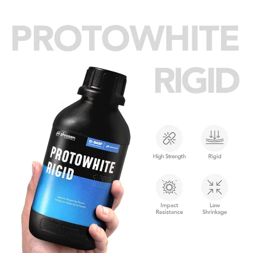 Vista 2 de phrozen Protowhite - Resina rígida de 405 nm LCD de curado UV estándar de fotopolímero, ideal para prototipo industrial (2.2 lbs)