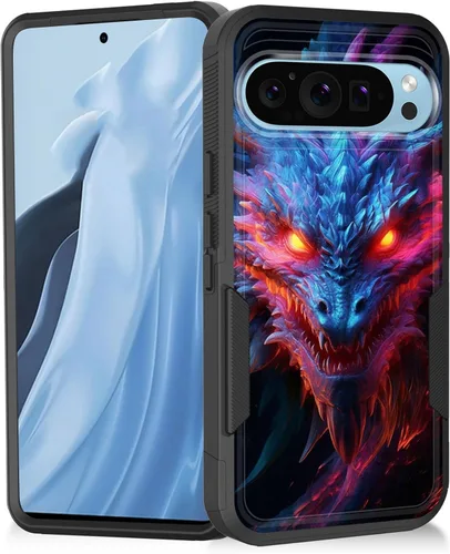 Vista 55 de Funda para Pixel 7a, resistente de doble capa híbrida de policarbonato duro de goma suave a prueba de golpes para Google Pixel 7A 6.1 pulgadas