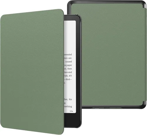 Vista 31 de MoKo Funda para Kindle Paperwhite de 7" 12ª generación 2024/Colorsoft, Pink Mármol de oro rosa claro