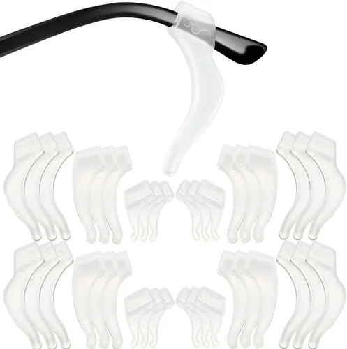 Vista 11 de 3 Sizes Silicone Eyeglass Ear Grips – Anti-Slip Hooks for Sports & Reading Glasses