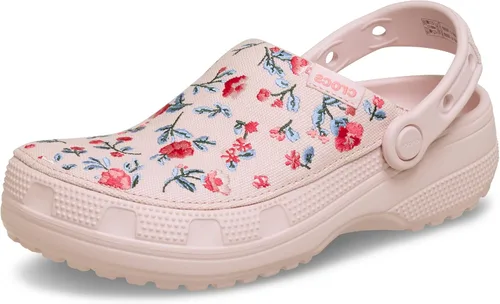 Vista 11 de Crocs Zuecos clásicos de lona elaborados unisex para hombres y mujeres
