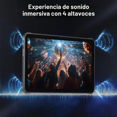 Vista 7 de MUNBYN - Tablet resistente Android 14 de 11 pulgadas para UTV, ILT02, protección 2Y