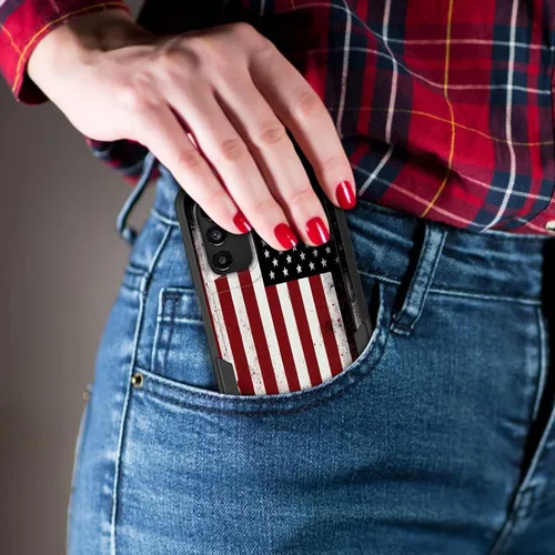 Vista 847 de Funda para Galaxy A14 5G, resistente de doble capa híbrida de policarbonato duro, goma suave, a prueba de golpes, funda protectora resistente