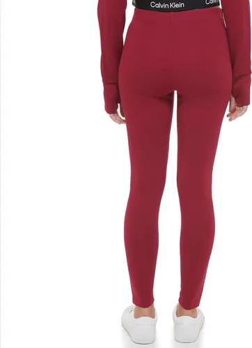 Vista 3 de Calvin Klein Performance Leggings con logotipo de cintura alta para mujer