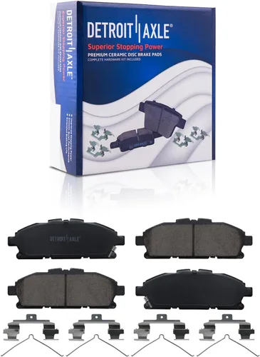 Vista 27 de Detroit Axle - Pastillas de freno traseras para Toyota Prius 2012-2015 Prius Plug-In 2017-2018 Corolla iM 2016 Sion iM 2011-2017 Lexus CT200h