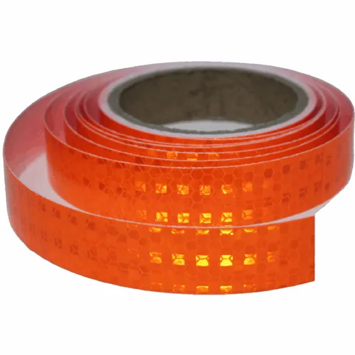 Vista 100 de Pegatinas reflectantes 1 pulgada de diámetro Redondas Reflectoras, Cinta adhesiva impermeable al aire libre de alta visibilidad (80 piezas)