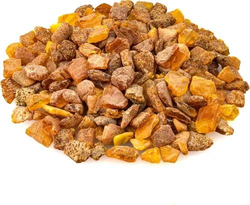 Vista 12 de Piedras ámbar pulidas y crudas 100% naturales del Báltico Chips Resina Ambar Piedra para manualidades de joyas y cuentas sueltas (sin agujeros)