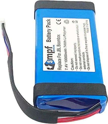 Vista 5 de Reemplazo de batería GSP0931134 01 de 10000mAh compatible con JBL Boombox Altavoz Bluetooth portátil impermeable