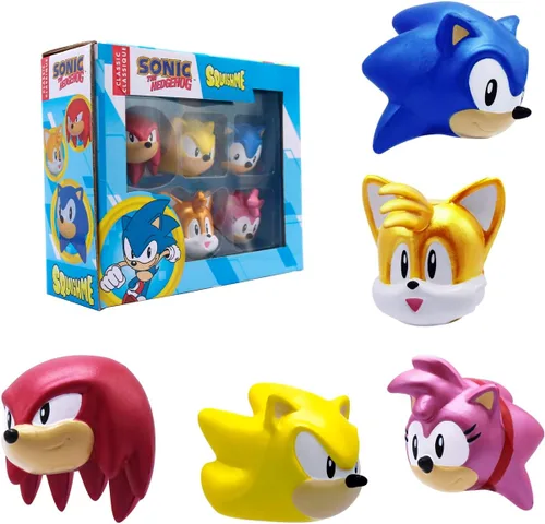Vista 2 de Sonic The Hedgehog SquishMe (caja de coleccionista serie 1)