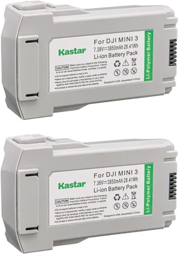 Vista 3 de Kastar Paquete de 1 batería Plus 7.38V 3850mAh 28.41Wh repuesto para DJI Intelligent Flight Mini 3 Drone, Mini 3 Pro Drone, Mini 4 Pro Camera Drone