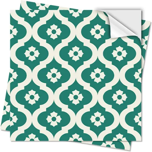 Vista 24 de Alwayspon Adhesivos de transferencia de azulejos de vinilo esmerilado para despegar y pegar, calcomanías autoadhesivas para azulejos de pared