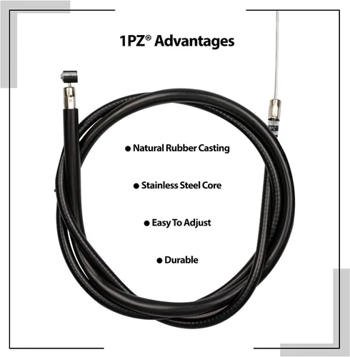Vista 4 de 1PZ CA2-48T Premium 48" Cable de control del acelerador de 48 pulgadas para Mini Bike Go Kart