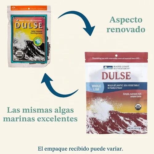 Vista 3 de Maine Coast, Dulse Whole Organic, 2 onzas