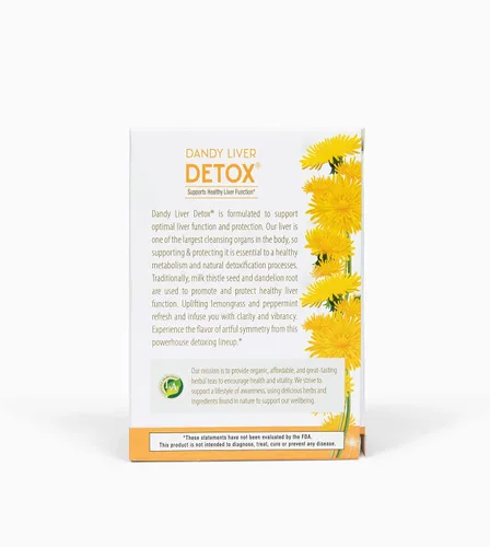 Vista 4 de Lifestyle Awareness Tés, té de desintoxicación de hígado Dandy sin cafeína, 20