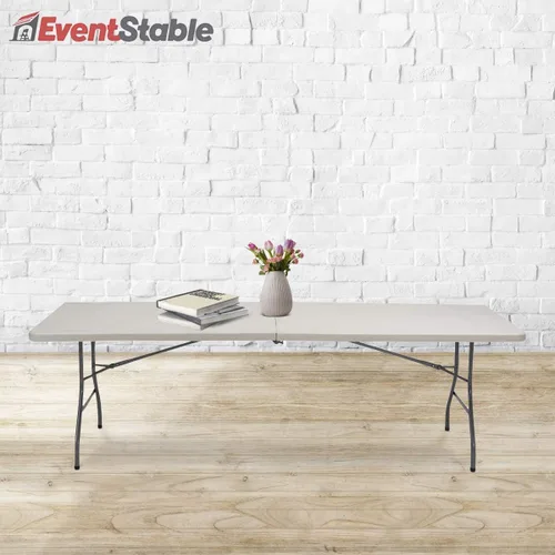 Vista 2 de EventStable TitanPRO - Mesa plegable de plástico, 8 pies x 30 pulgadas