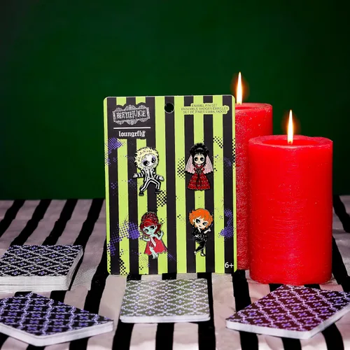 Vista 2 de Loungefly Beetlejuice - Juego de tarjetas de tarot, exclusivo de Tienda