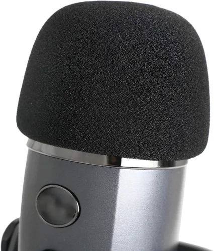 Vista 5 de YOUSHARES Yeti Nano Micrófono Espuma Parabrisas - Cubierta de Micrófono Paravientos Filtro Pop Espuma Cubierta, Profesional Personalizado para Blue